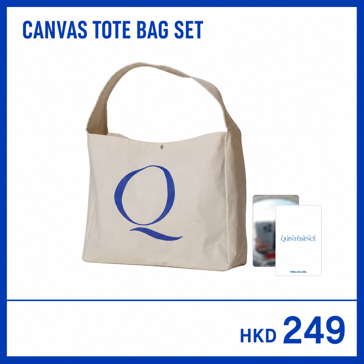 TAEYANG QUINTESSENCE Canvas Tote Bag Set | Hong Kong Pop-Up