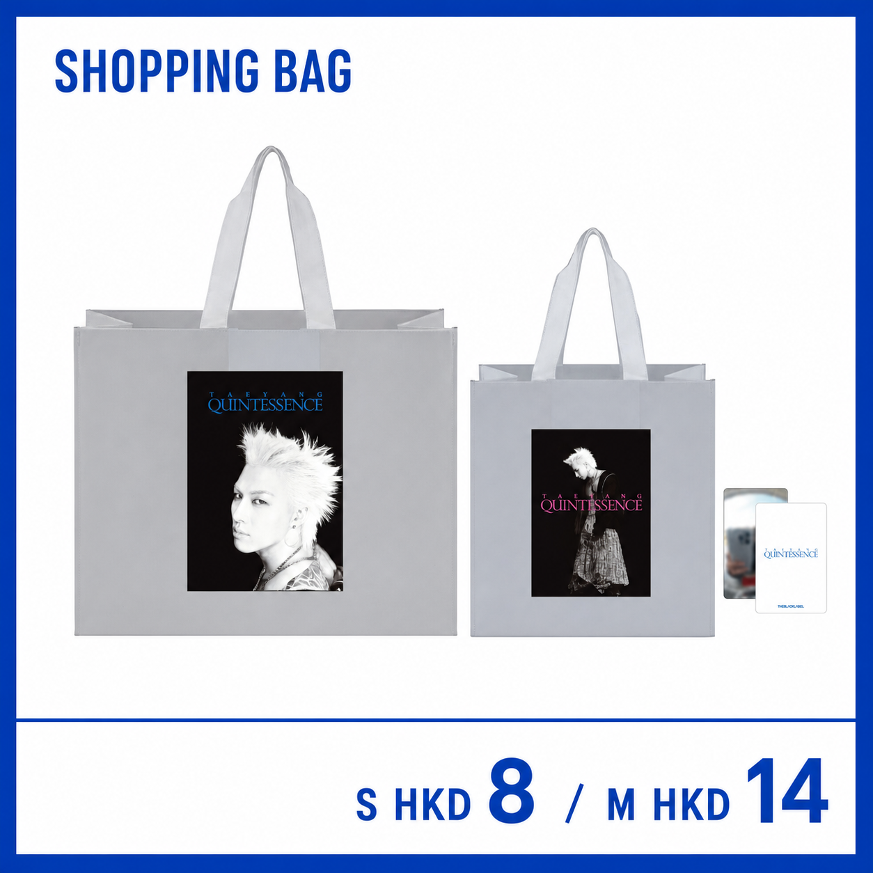TAEYANG QUINTESSENCE Shopping Bag | Hong Kong Pop-Up – DarkStar
