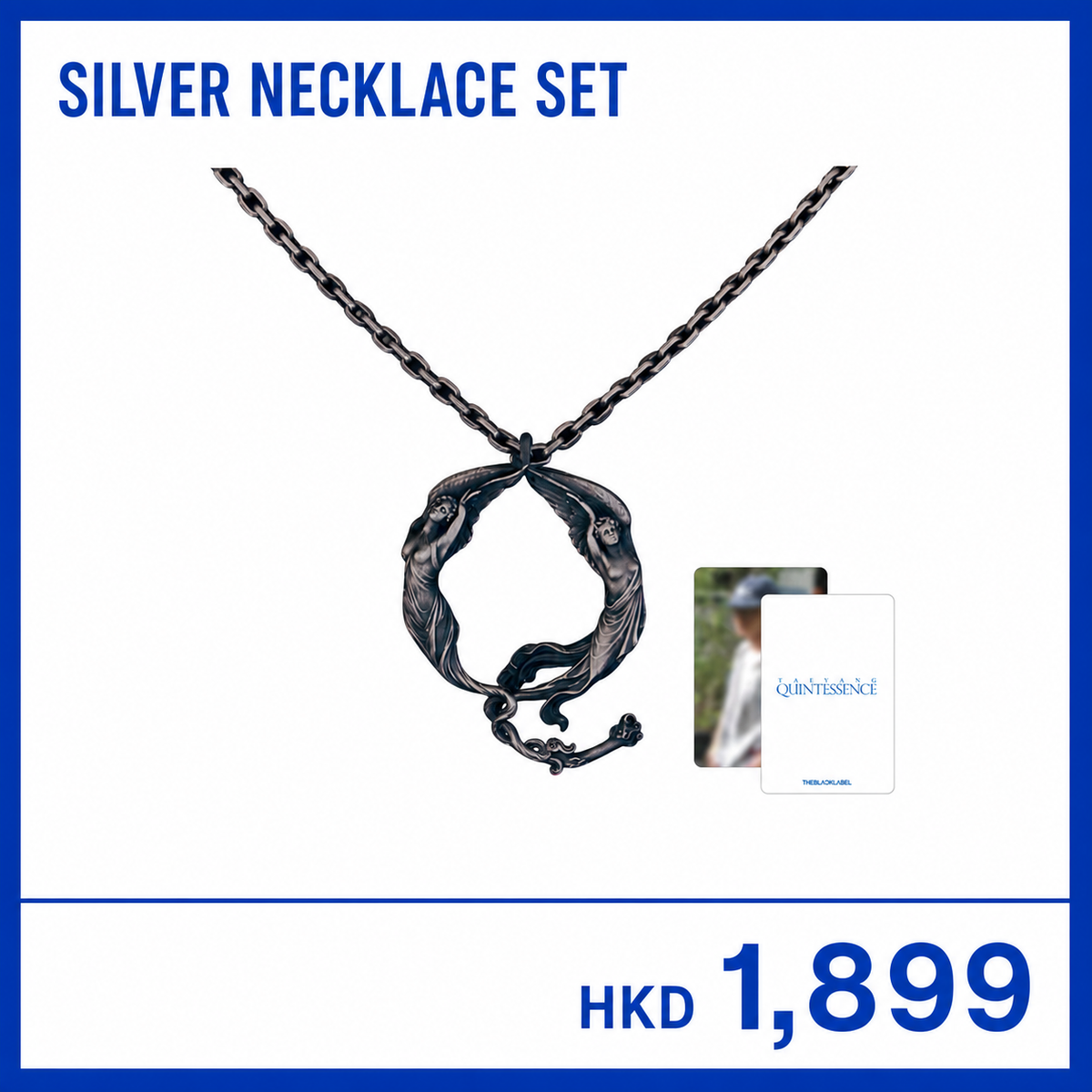 TAEYANG QUINTESSENCE Silver Necklace Set