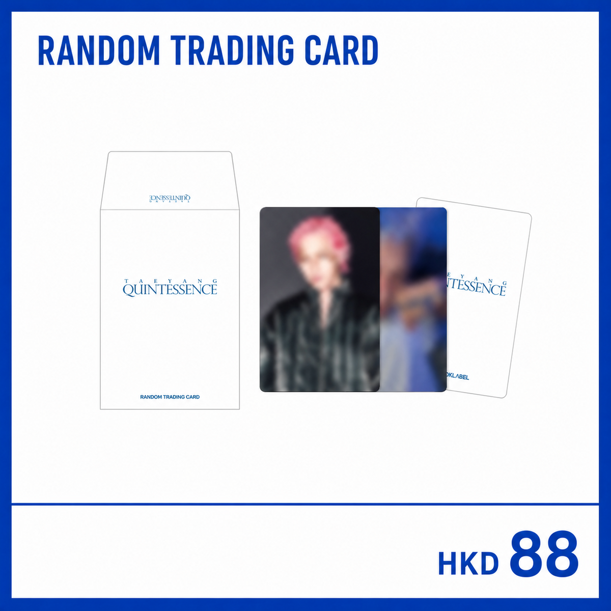 TAEYANG QUINTESSENCE Random Trading Card