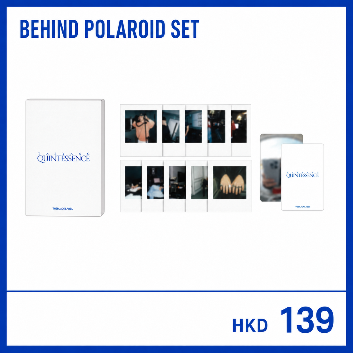 TAEYANG QUINTESSENCE Behind Polaroid Set