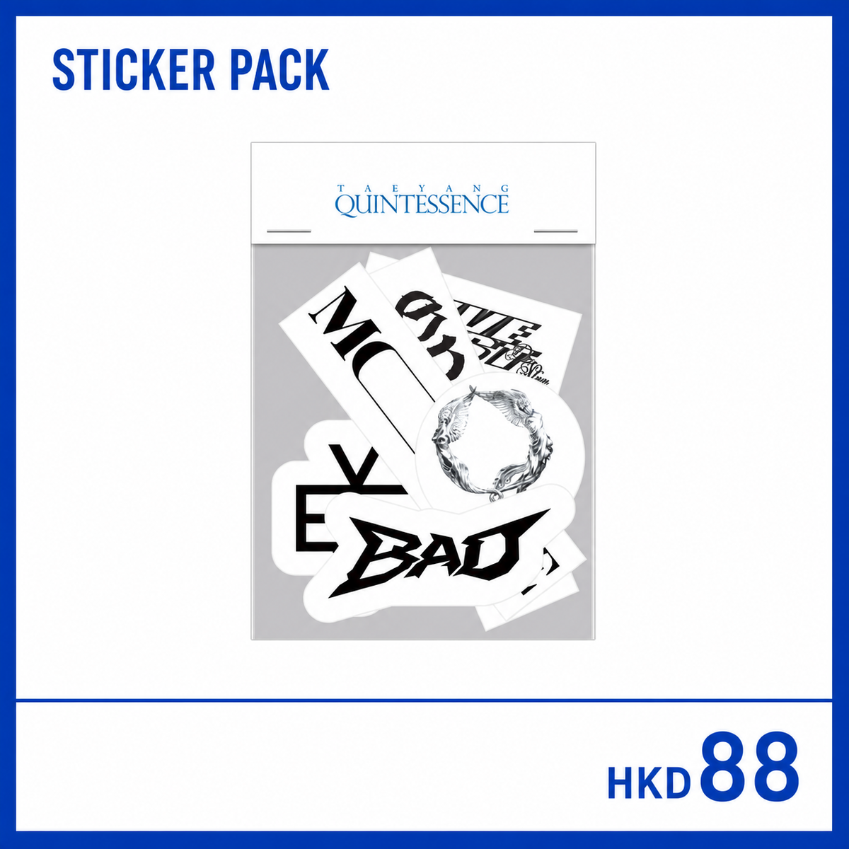 TAEYANG QUINTESSENCE Sticker Pack