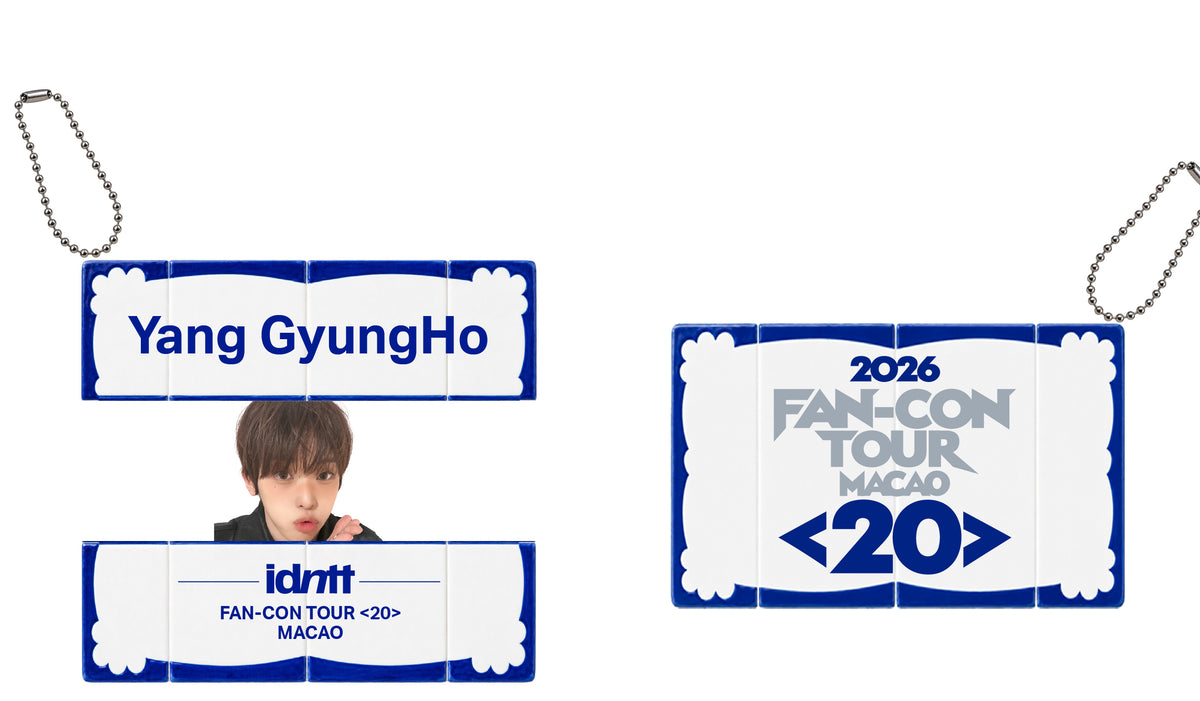2026 idntt FAN-CON TOUR <20> in MACAO Keychain - Yang Gyungho (ID19)
